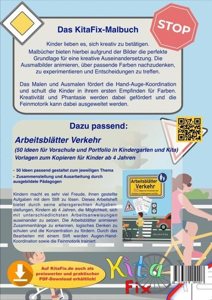 Produktbild: KitaFix Malbuch Verkehr