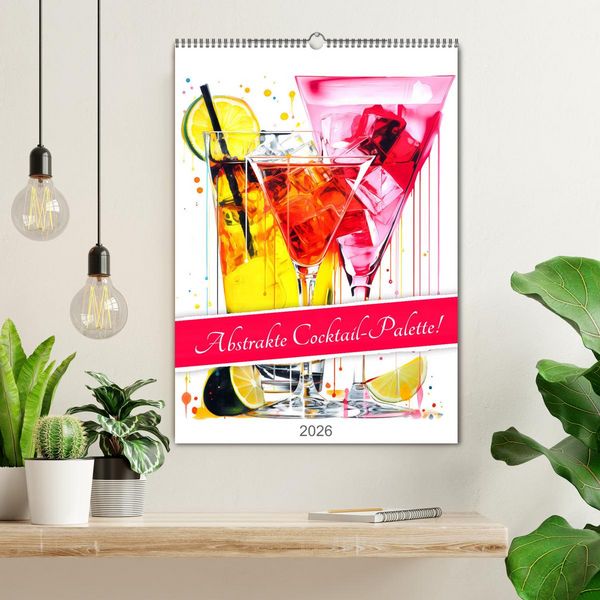 Produktbild: Abstrakte Cocktail-Palette! (Wandkalender 2026 DIN A2 hoch), CALVENDO Monatskalender