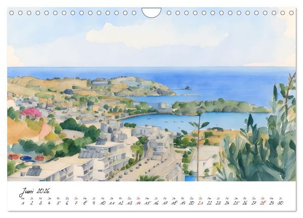 Produktbild: Kretas einladende Urlaubsorte (Wandkalender 2026 DIN A4 quer), CALVENDO Monatskalender