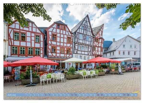 Produktbild: Historisches Limburg (hochwertiger Premium Wandkalender 2026 DIN A2 quer), Kunstdruck in Hochglanz
