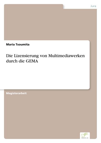 Produktbild: Die Lizensierung von Multimediawerken durch die GEMA