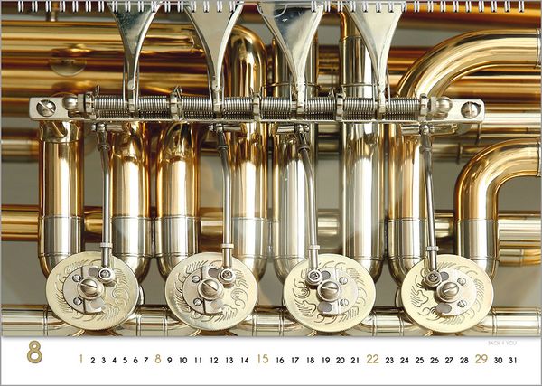 Produktbild: Blech-Instrumente &ndash; Musik-Kalender 2027, DIN A4