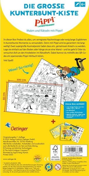 Produktbild: Pippi Langstrumpf. Die gro&szlig;e Kunterbunt-Kiste
