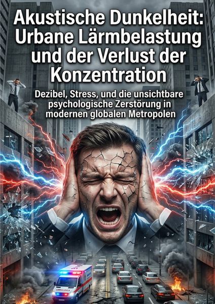 Produktbild: Akustische Dunkelheit: Urbane L&auml;rmbelastung und der Verlust der Konzentration