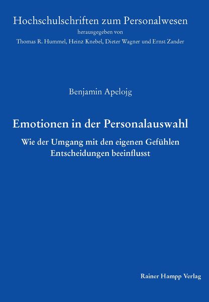 Produktbild: Emotionen in der Personalauswahl