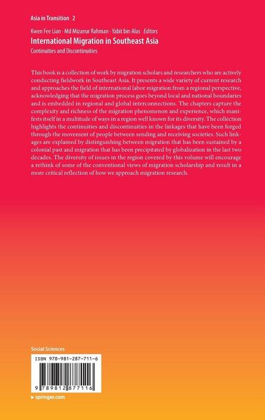 Produktbild: International Migration in Southeast Asia