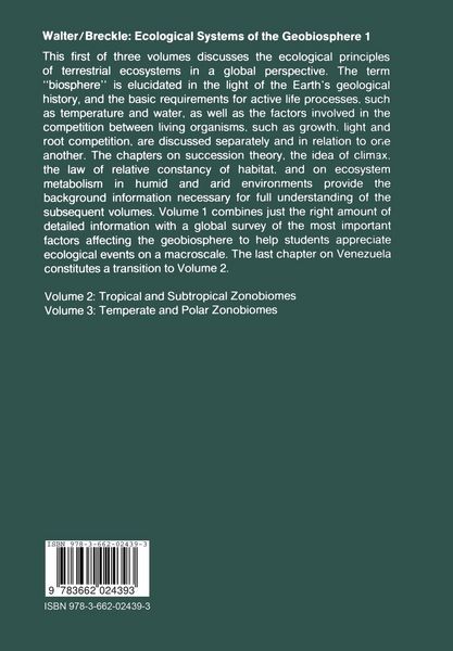 Produktbild: Ecological Systems of the Geobiosphere