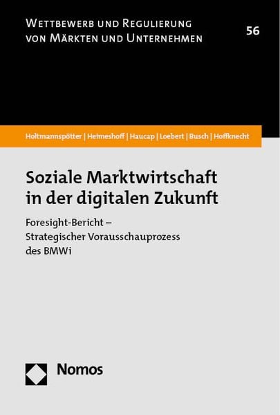 Produktbild: Soziale Marktwirtschaft in der digitalen Zukunft