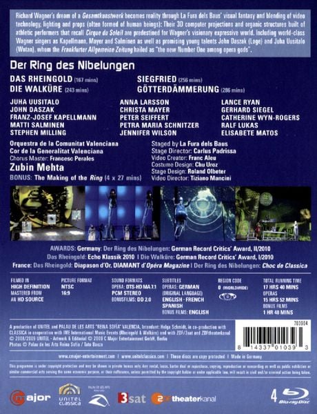 Produktbild: Richard Wagner - Der Ring des Nibelungen [LE] [4 BRs]