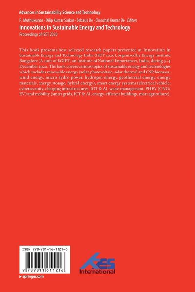 Produktbild: Innovations in Sustainable Energy and Technology