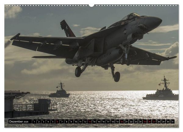 Produktbild: Kriegstechnik. Kampfjet-Impressionen (hochwertiger Premium Wandkalender 2026 DIN A2 quer), Kunstdruck in Hochglanz