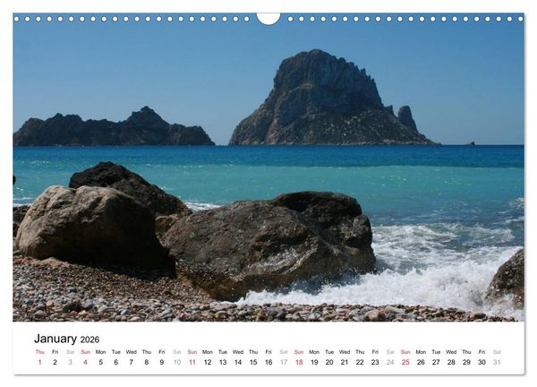 Produktbild: Beautiful Ibiza / UK-Version (Wall Calendar 2026 DIN A3 landscape), CALVENDO 12 Month Wall Calendar