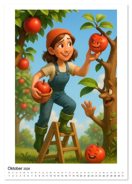 Produktbild: Gartenverliebt (Tischkalender 2026 DIN A5 hoch), CALVENDO Monatskalender