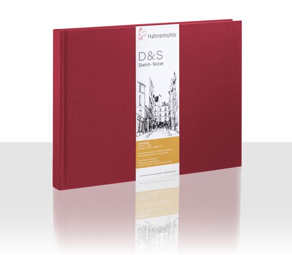Produktbild: Hahnem&uuml;hle Papier Skizzenbuch D&S, DIN A 5 Querformat, 140 g/m&sup2;