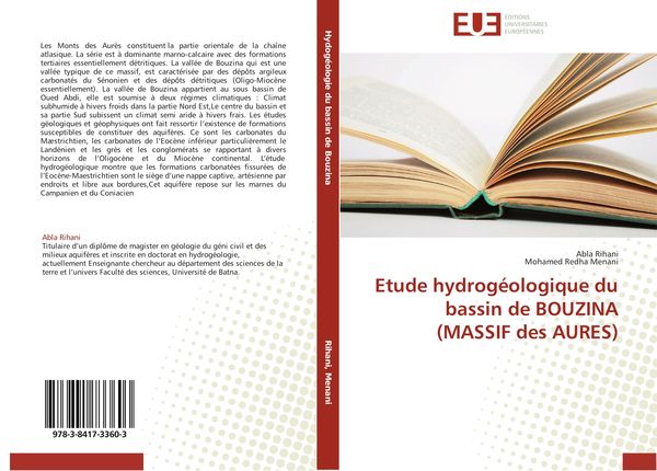 Produktbild: Etude hydrog&eacute;ologique du bassin de BOUZINA (MASSIF des AURES)