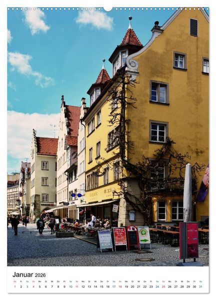 Produktbild: Lindau - Inselstadt am Bodensee (Wandkalender 2026 DIN A2 hoch), CALVENDO Monatskalender