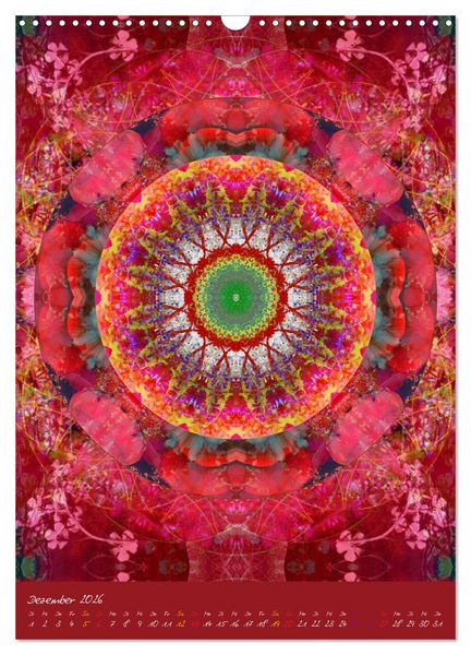 Produktbild: Bl&uuml;hende Mandalas (Wandkalender 2026 DIN A3 hoch), CALVENDO Monatskalender