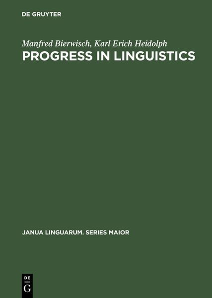 Produktbild: Progress in Linguistics