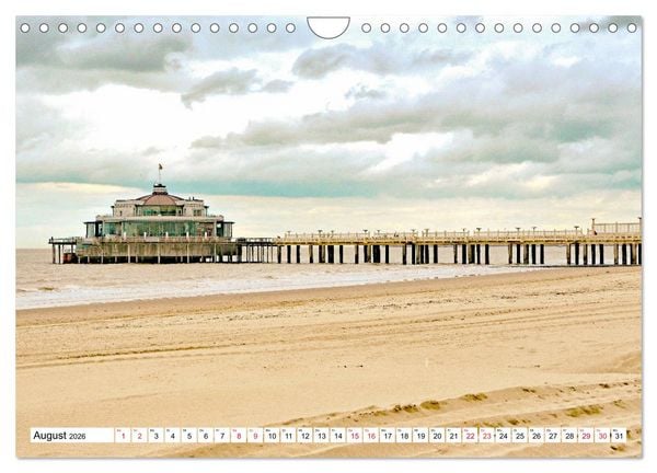 Produktbild: Blankenberge - belgischer K&uuml;stenort (Wandkalender 2026 DIN A4 quer), CALVENDO Monatskalender