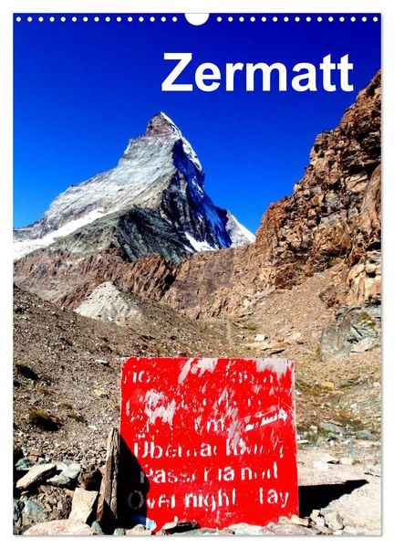 Produktbild: Zermatt (Wandkalender 2026 DIN A3 hoch), CALVENDO Monatskalender