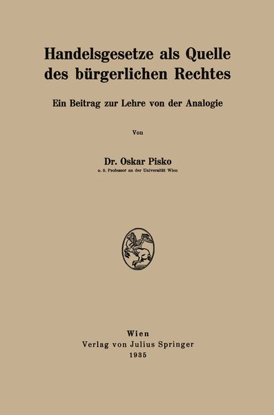 Produktbild: Handelsgesetze als Quelle des b&uuml;rgerlichen Rechtes