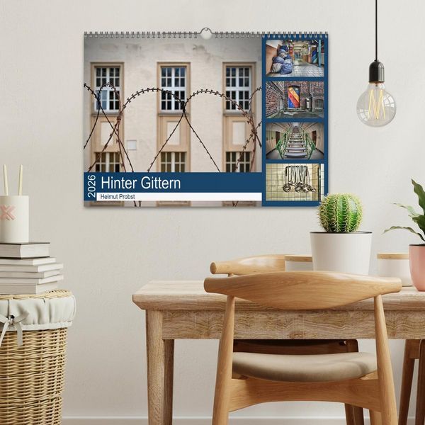 Produktbild: Hinter Gittern (Wandkalender 2026 DIN A3 quer), CALVENDO Monatskalender