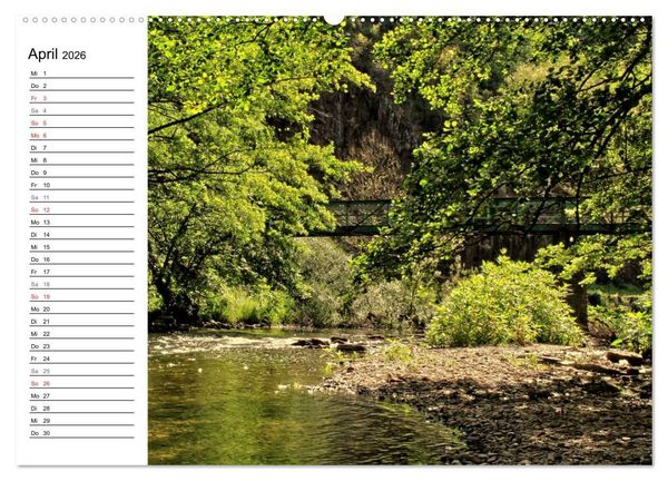 Produktbild: Die sch&ouml;nsten Landschaften in Deutschland - Das Ahrtal (Wandkalender 2026 DIN A2 quer), CALVENDO Monatskalender