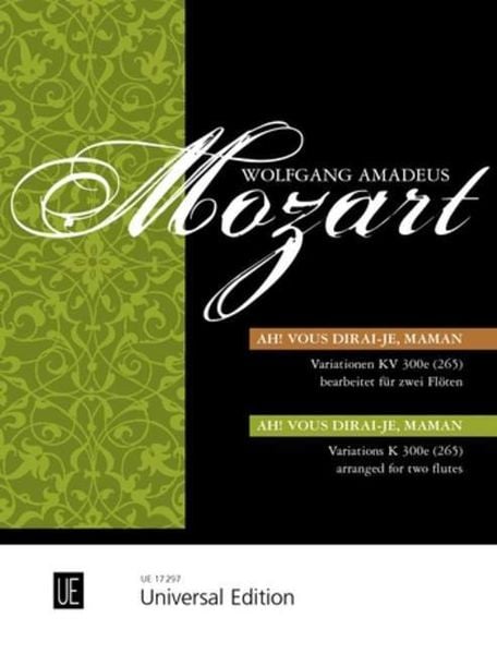 Produktbild: Mozart, W: Variationen &uuml;ber das franz&ouml;sische Lied "Ah! vous