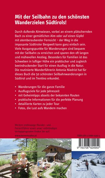 Produktbild: Die schönsten Seilbahnwanderungen in Südtirol