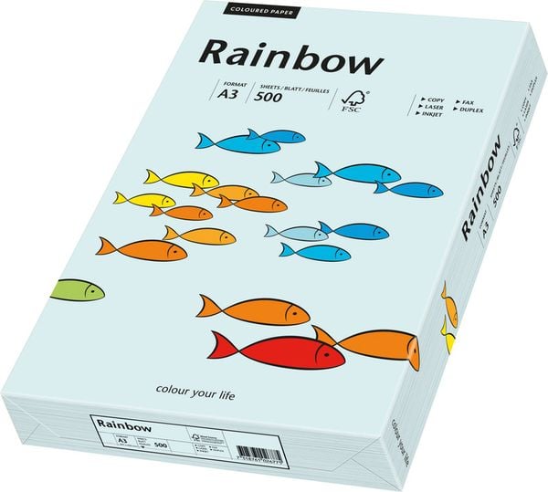 RAINBOW® Kopierpapier farbig, hellblau