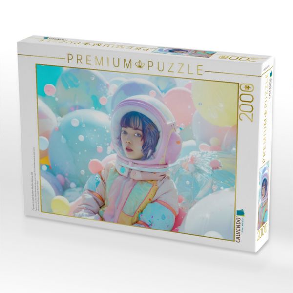 Produktbild: CALVENDO Puzzle Figuren in einer bunten Welt im Anime-Stil | 2000 Teile Lege-Gr&ouml;&szlig;e 90x67cm Foto-Puzzle f&uuml;r gl&uuml;ckliche Stunden
