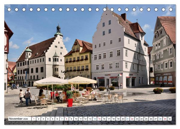 Produktbild: N&ouml;rdlingen - Eine runde Sache (Tischkalender 2026 DIN A5 quer), CALVENDO Monatskalender