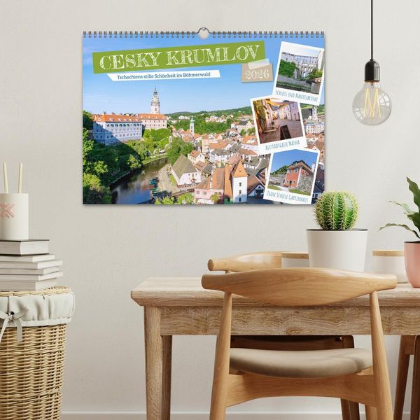 Produktbild: Cesky Krumlov. Tschechiens stille Sch&ouml;nheit im B&ouml;hmerwald (Wandkalender 2026 DIN A3 quer), CALVENDO Monatskalender