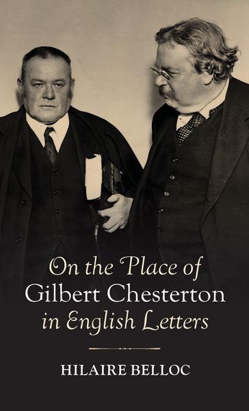 Produktbild: On the Place of Gilbert Chesterton in English Letters