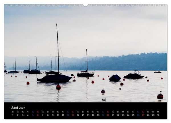 Produktbild: Z&Uuml;RICH - Little Big City (hochwertiger Premium Wandkalender 2027 DIN A2 quer), Kunstdruck in Hochglanz