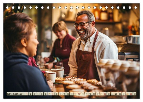 Produktbild: Mein Kaffee meine Bar (Tischkalender 2026 DIN A5 quer), CALVENDO Monatskalender