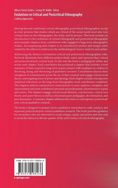 Produktbild: Evolutions in Critical and Postcritical Ethnography