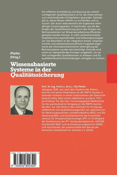 Produktbild: Wissensbasierte Systeme in der Qualit&auml;tssicherung