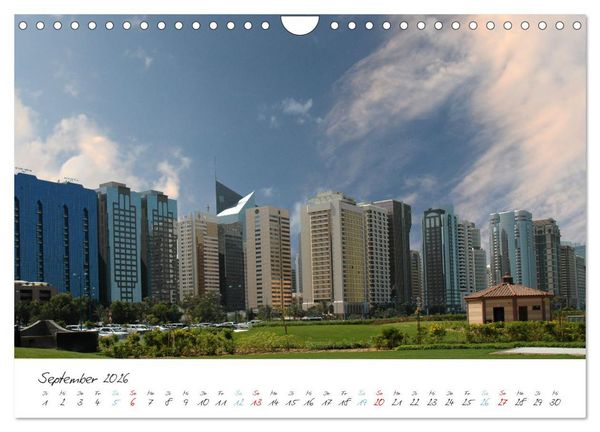 Produktbild: Abu Dhabi, eine Stadt der Zukunft. (Wandkalender 2026 DIN A4 quer), CALVENDO Monatskalender