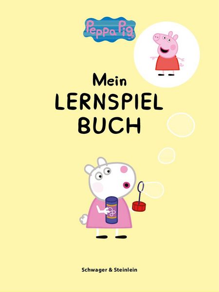 Produktbild: Peppa Pig Mein Lernspielbuch mit L&ouml;selupe. Mit wutzig viel Spa&szlig; durch die Vorschulzeit