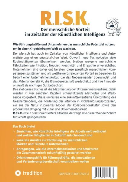 Produktbild: R.I.S.K. - Der menschliche Vorteil im Zeitalter der K&uuml;nstlichen Intelligenz