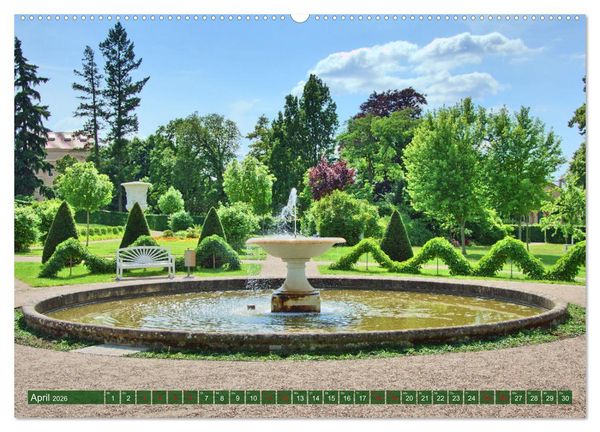 Produktbild: Schlossgarten Neustrelitz (Wandkalender 2026 DIN A2 quer), CALVENDO Monatskalender