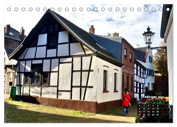 Produktbild: Das Mittelalter lebt - Impressionen aus Alt-Kaster (Tischkalender 2026 DIN A5 quer), CALVENDO Monatskalender