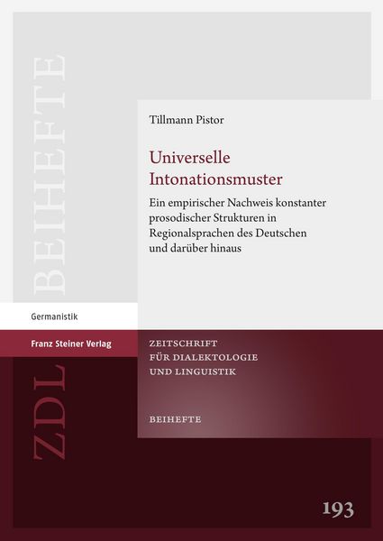 Produktbild: Universelle Intonationsmuster