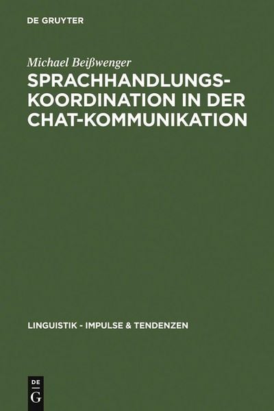 Produktbild: Sprachhandlungskoordination in der Chat-Kommunikation