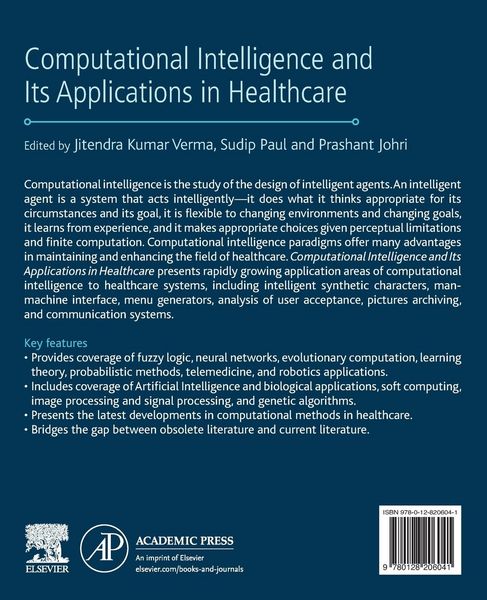 Produktbild: Computational Intelligence and Its Applications in Healthcare