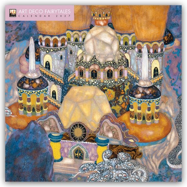 Produktbild: Art D&eacute;co Fairytales &ndash; Art D&eacute;co M&auml;rchen 2027 &ndash; Original Flame Tree Publishing-Kalender [Kalender]