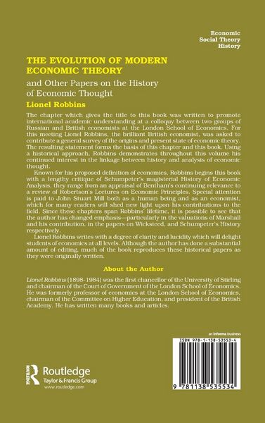 Produktbild: The Evolution of Modern Economic Theory
