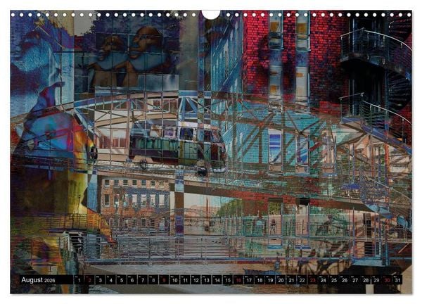 Produktbild: Hamburg Abstrakt (Wandkalender 2026 DIN A3 quer), CALVENDO Monatskalender