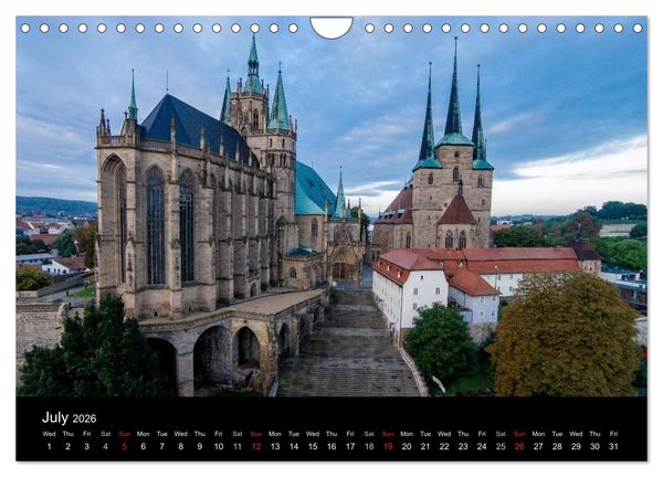 Produktbild: Monuments of Germany 2026 (Wall Calendar 2026 DIN A4 landscape), CALVENDO 12 Month Wall Calendar